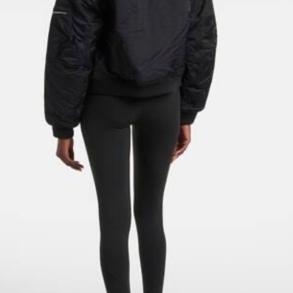 Nike Jordan Flight Renegade Bomber Jacket Women’s Large Black - Picture 5 of 12